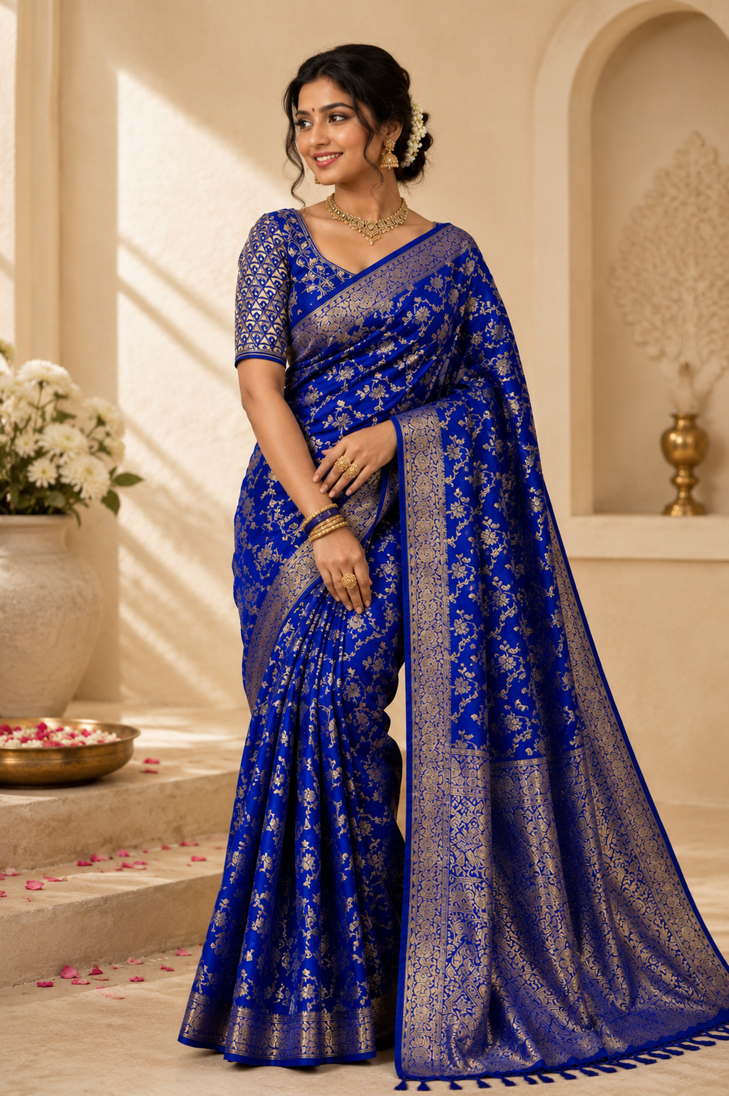 Banarasi georgette saree - Image 3