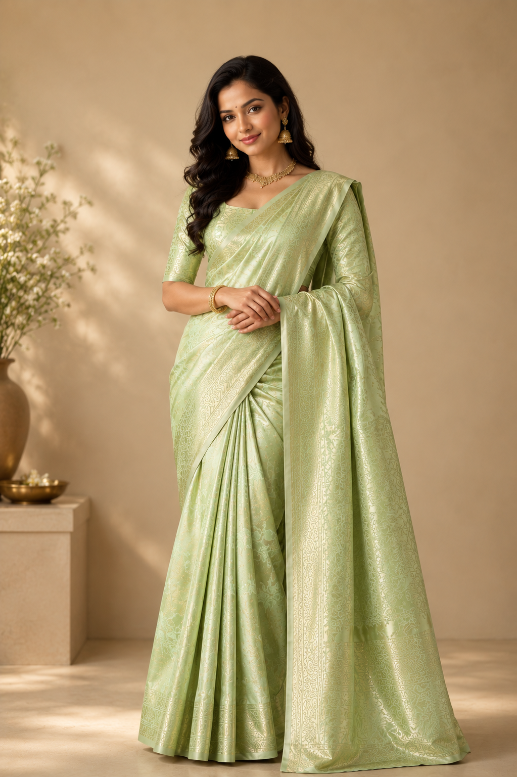 Premium Tissue Silk Saree - Image 2