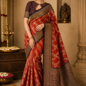 Russian silk saree